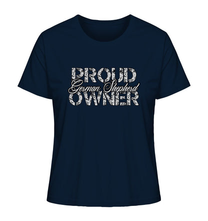 Proud German Shepherd Owner - Ladies Organic Shirt - Multitalenty