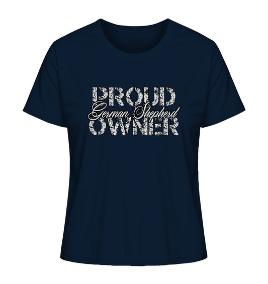 Proud German Shepherd Owner - Ladies Organic Shirt - Multitalenty