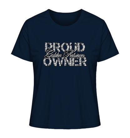 Proud Golden Retriever Owner - Ladies Organic Shirt - Multitalenty