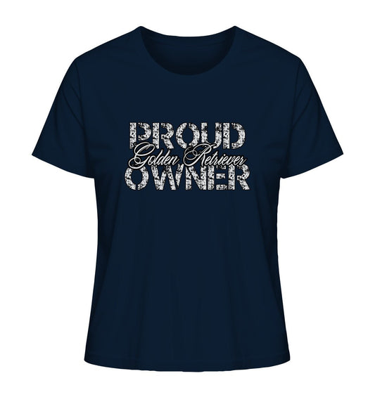 Proud Golden Retriever Owner - Ladies Organic Shirt - Multitalenty