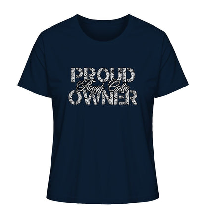 Proud Rough Collie Owner - Ladies Organic Shirt - Multitalenty