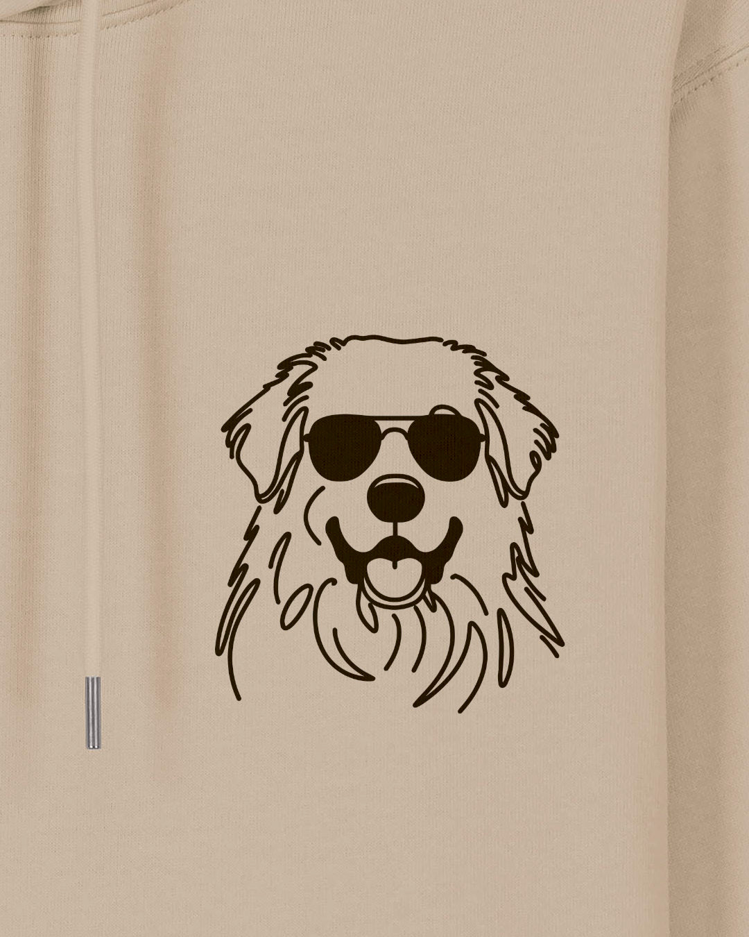 Line Art - Cooler Pyrenäenberghund - Motiv