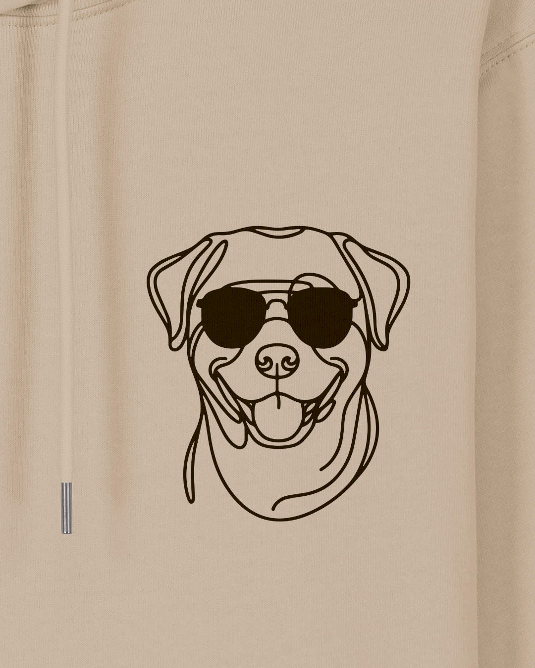 Line Art - Cooler Rottweiler - Motiv