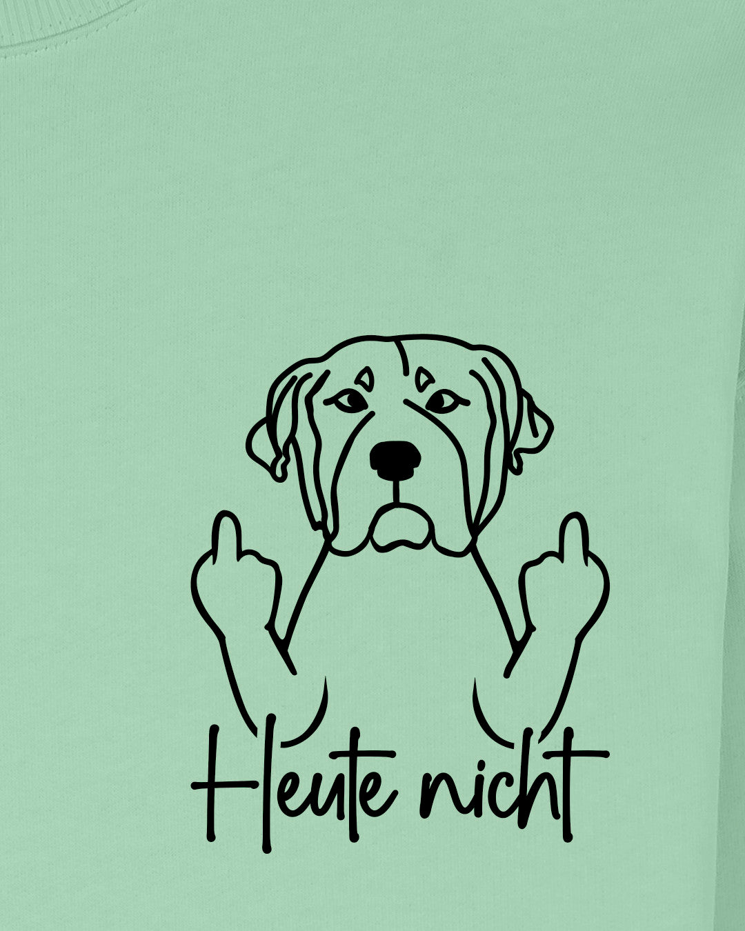 Heute nicht - Rottweiler - Motiv