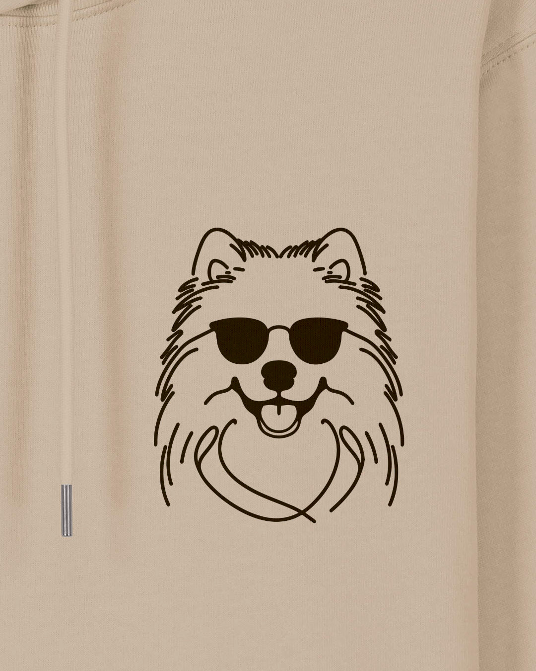 Line Art - Cooler Samojede - Motiv