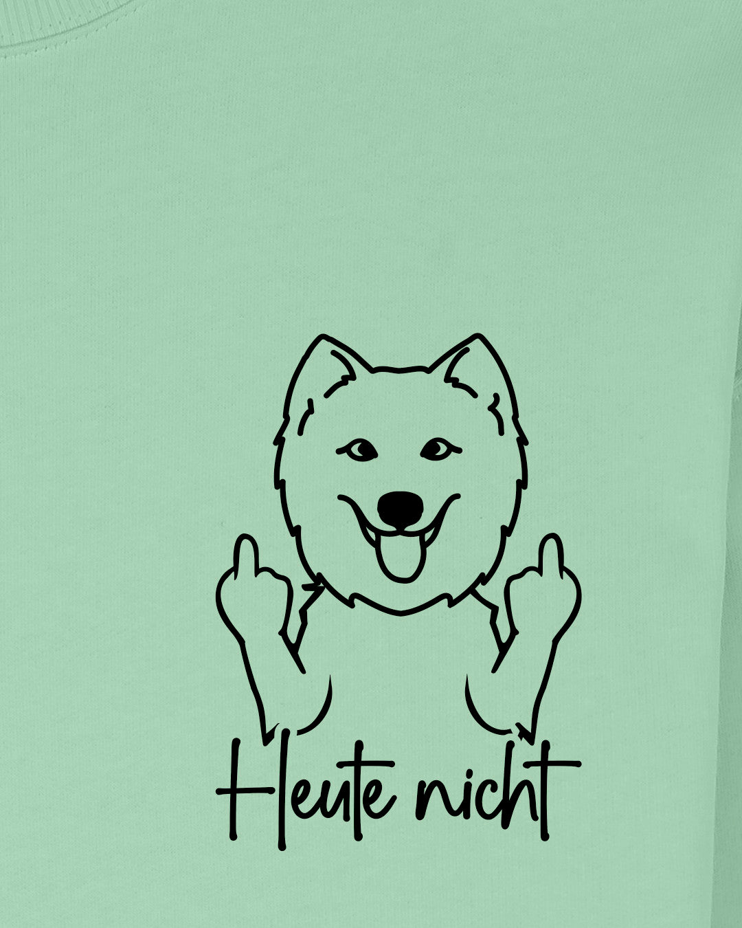 Heute nicht - Samojede - Motiv