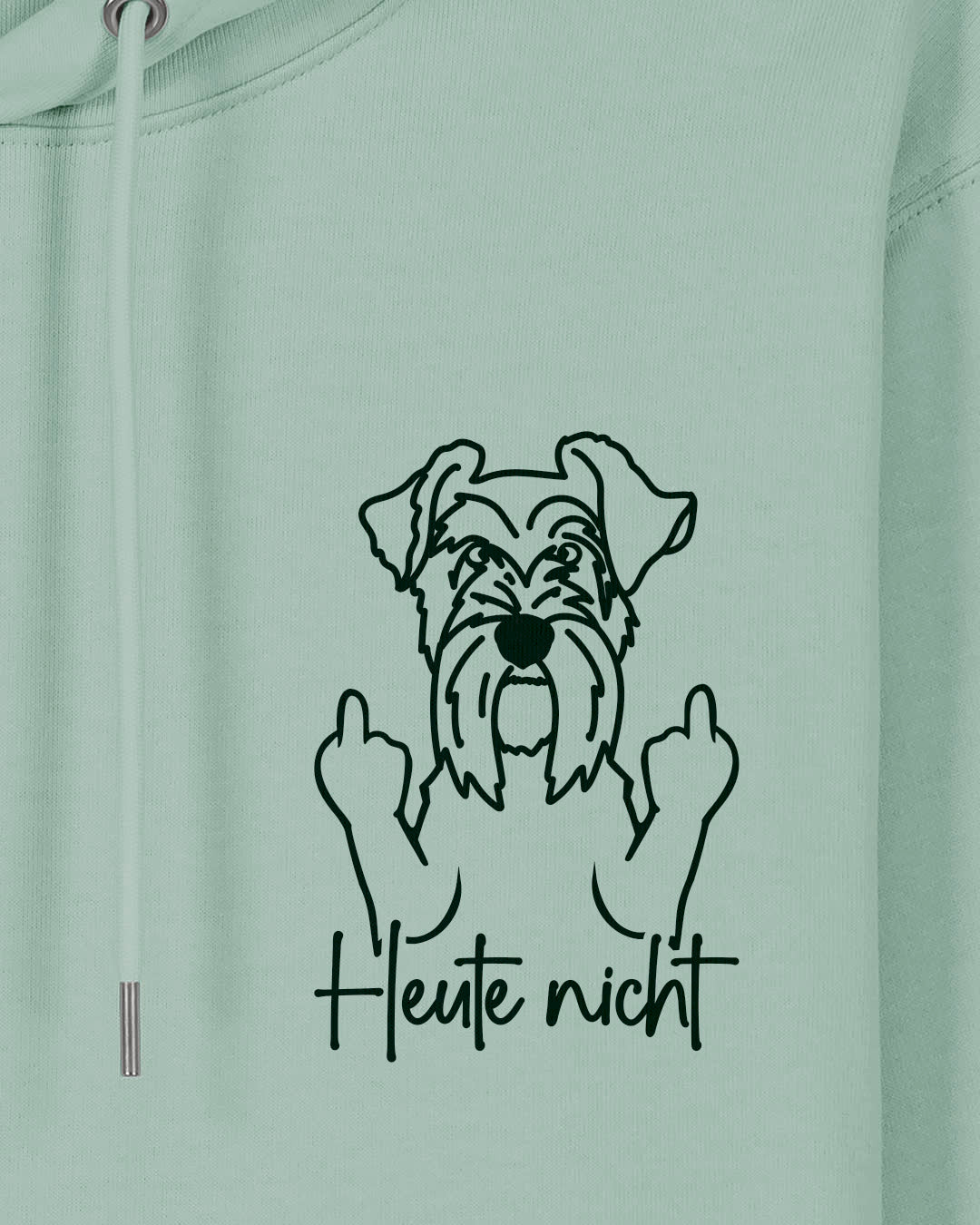 Heute nicht - Schnauzer - Motiv