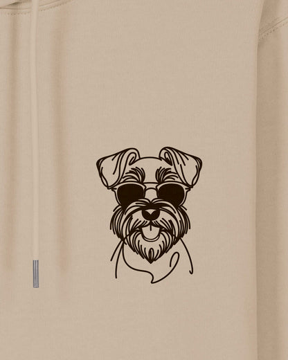 Detailbild - Line Art - Cooler Hund - Schnauzer