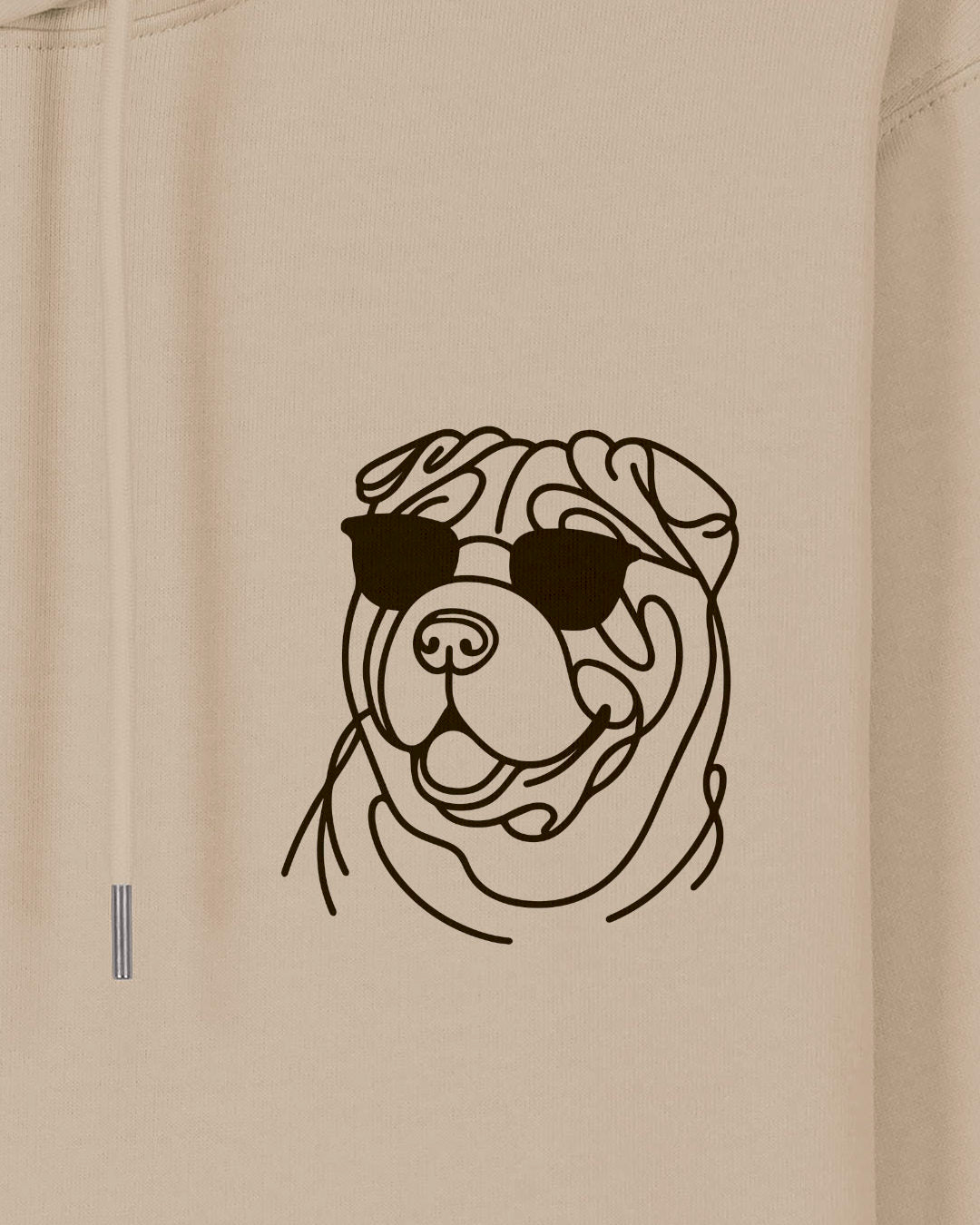 Line Art - Cooler Shar-Pei - Motiv