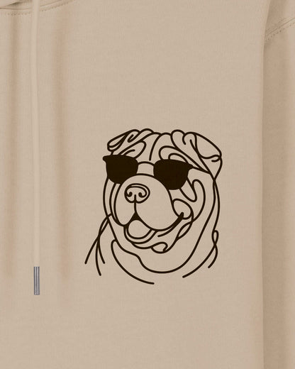 Line Art - Cooler Shar-Pei - Motiv