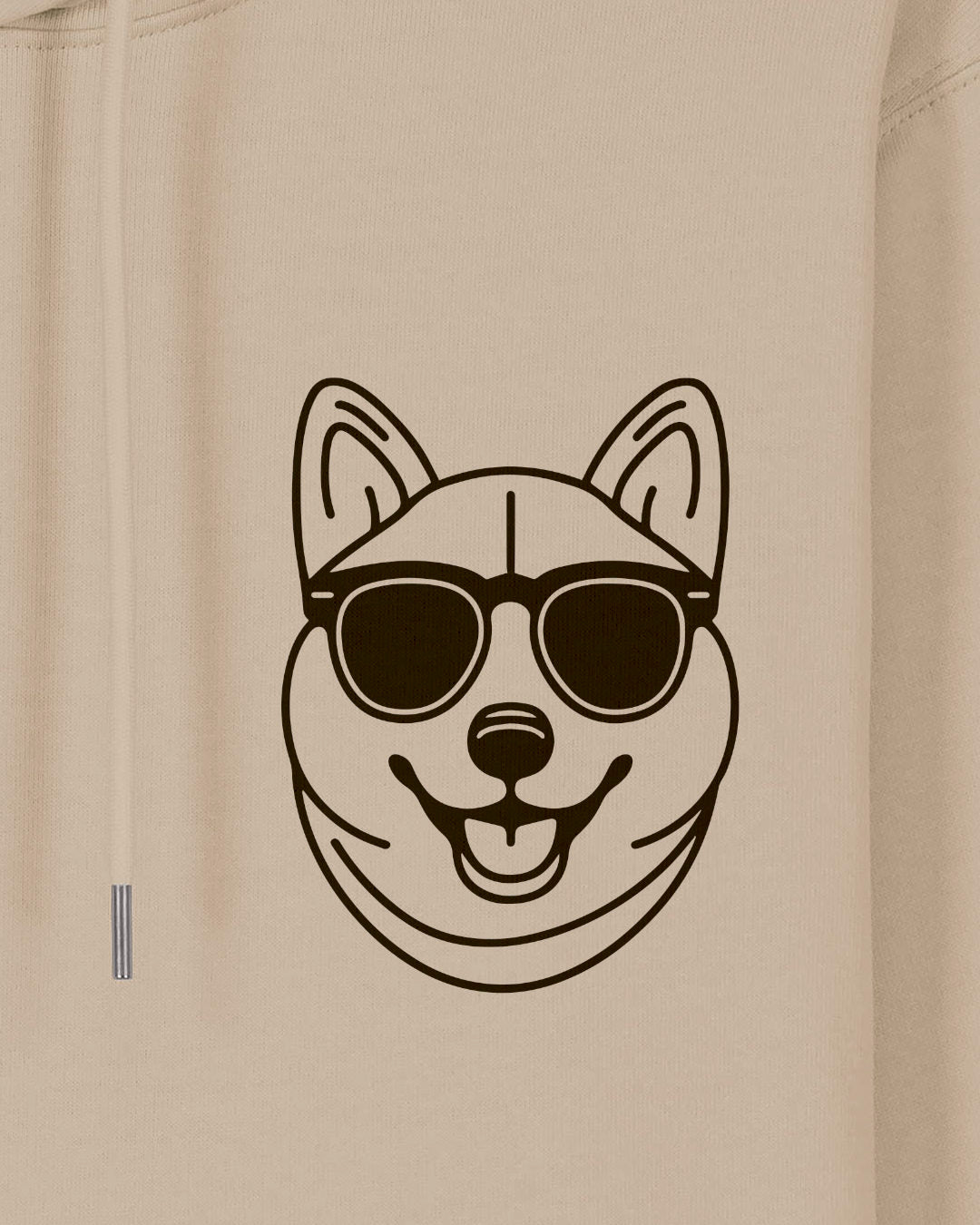Line Art - Cooler Shiba Inu - Motiv