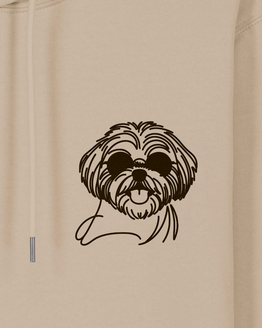 Line Art - Cooler Shih Tzu - Motiv