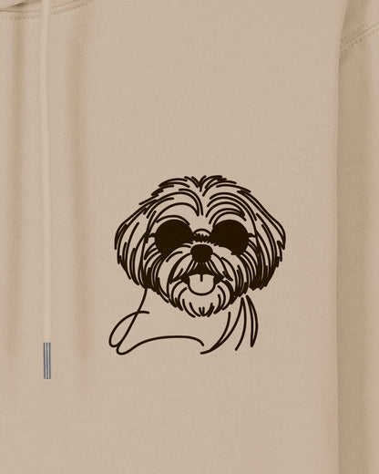 Line Art - Cooler Shih Tzu - Motiv