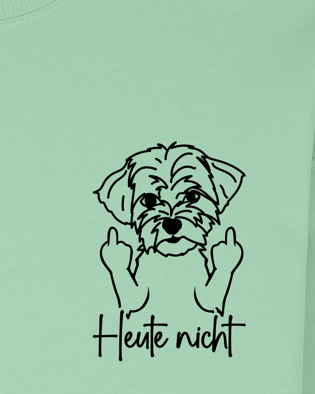 Heute nicht - Shih Tzu - Motiv