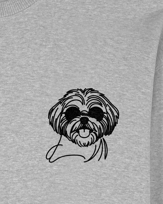 Line Art - Cooler Shih Tzu - Motiv