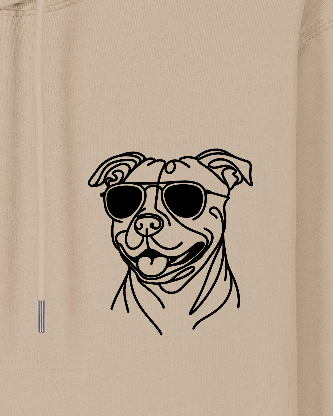 Motiv nah - Line Art - Cooler Staffordshire Bullterrier