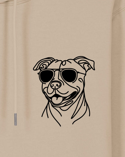 Motiv nah - Line Art - Cooler Staffordshire Bullterrier