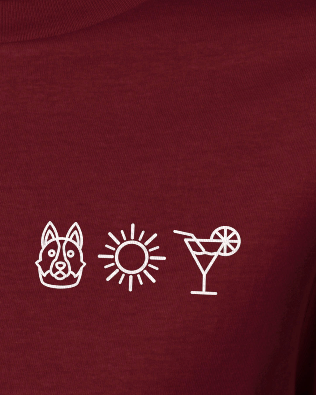 Border Collie - Sonne Cocktail - Motiv