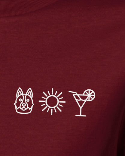 Border Collie - Sonne Cocktail - Motiv