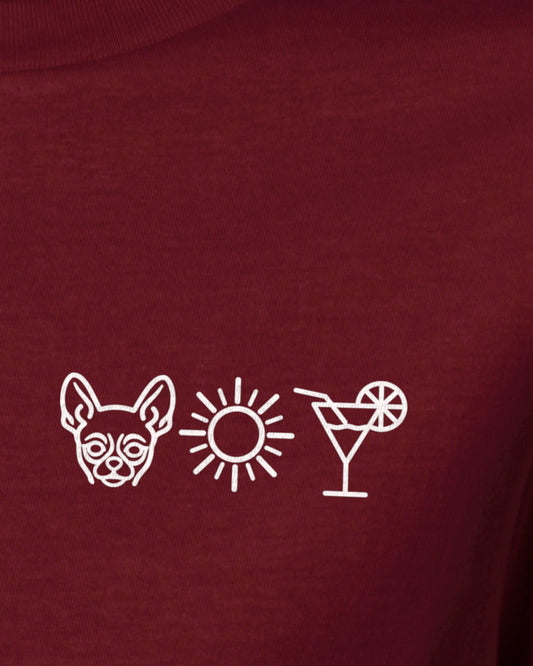 Chihuahua kurzhaar - Sonne Cocktail - Motiv