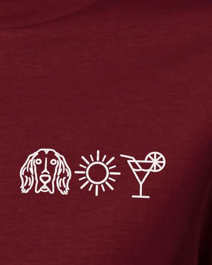 English Setter - Sonne Cocktail - Motiv