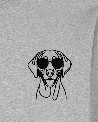 Line Art - Cooler Vizsla - Motiv