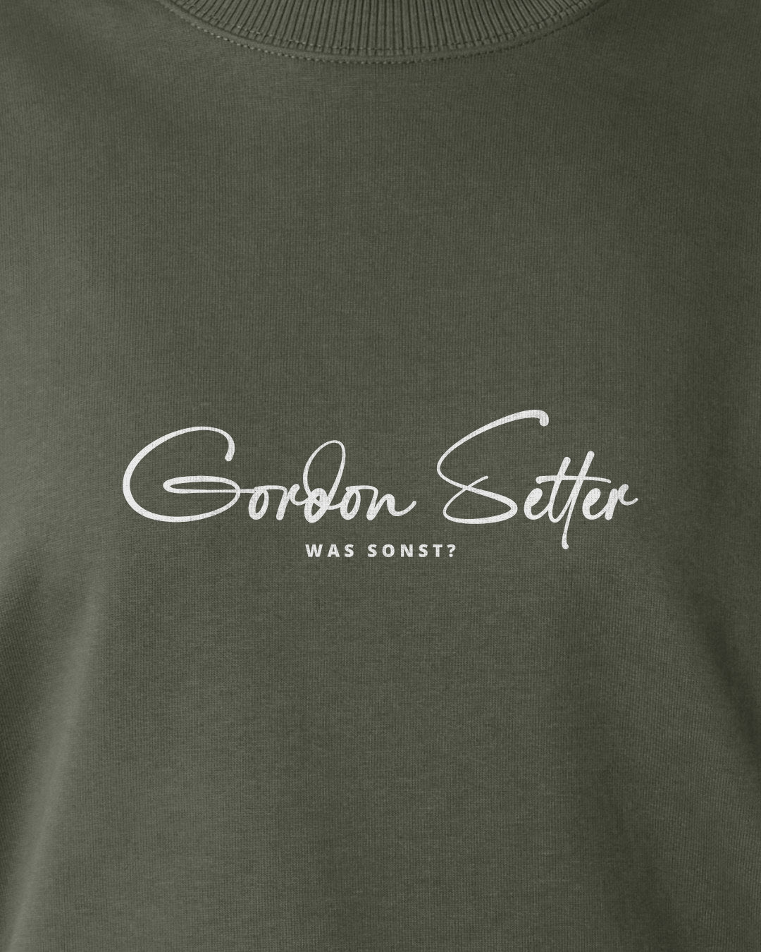 Was sonst? Gordon Setter - Organic Oversize Sweatshirt