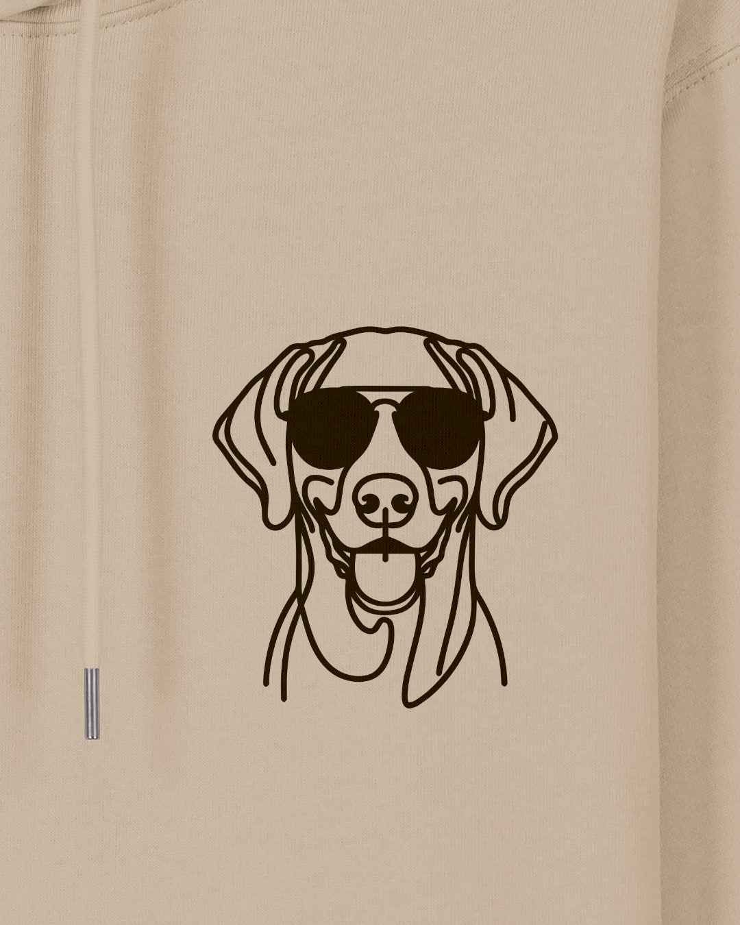 Line Art - Cooler Weimaraner - Motiv