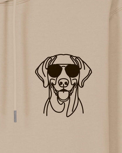 Line Art - Cooler Weimaraner - Motiv