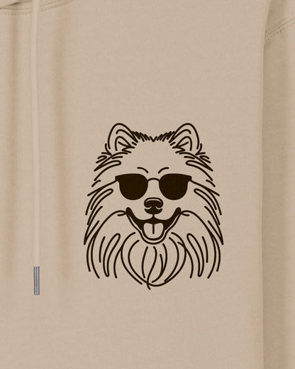 Line Art - Cooler Wolfsspitz - Motiv