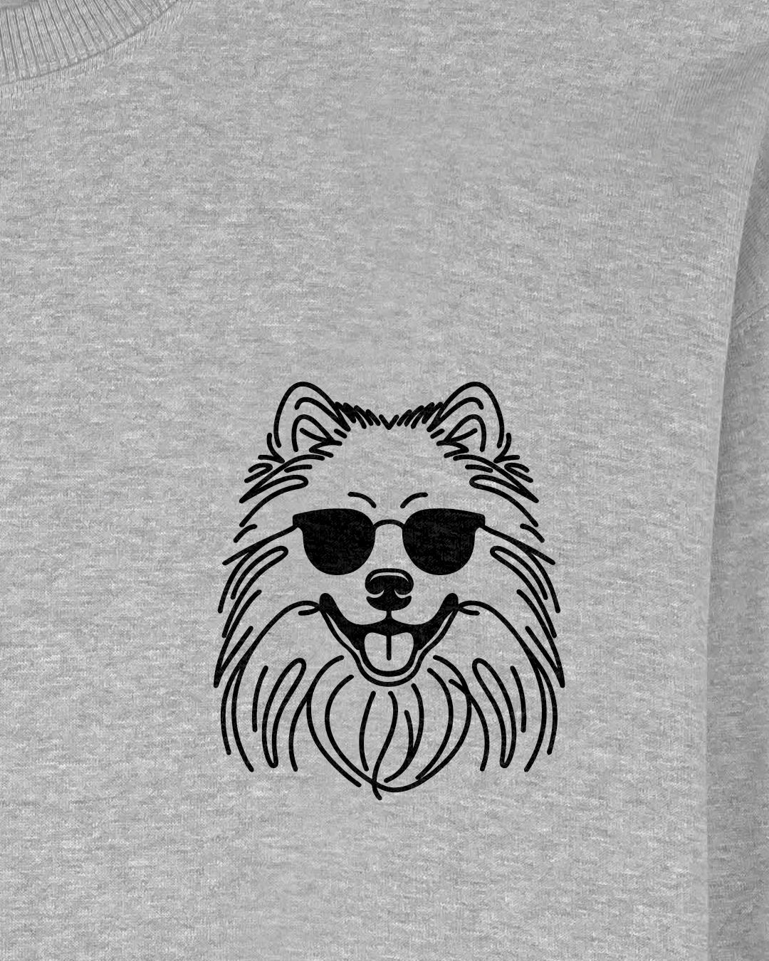 Line Art - Cooler Wolfsspitz - Motiv