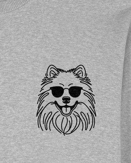 Line Art - Cooler Wolfsspitz - Motiv