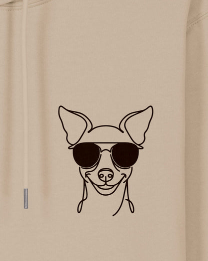 Motiv nah - Line Art - Cooler Zwergpinscher