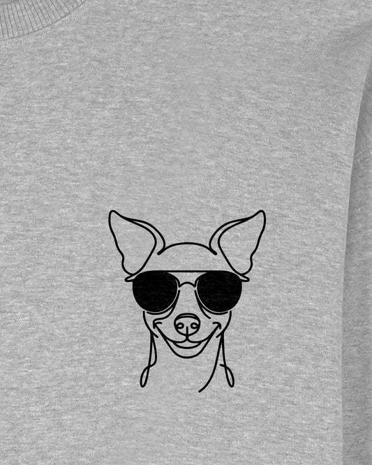 Motiv nah - Line Art - Cooler Zwergpinscher
