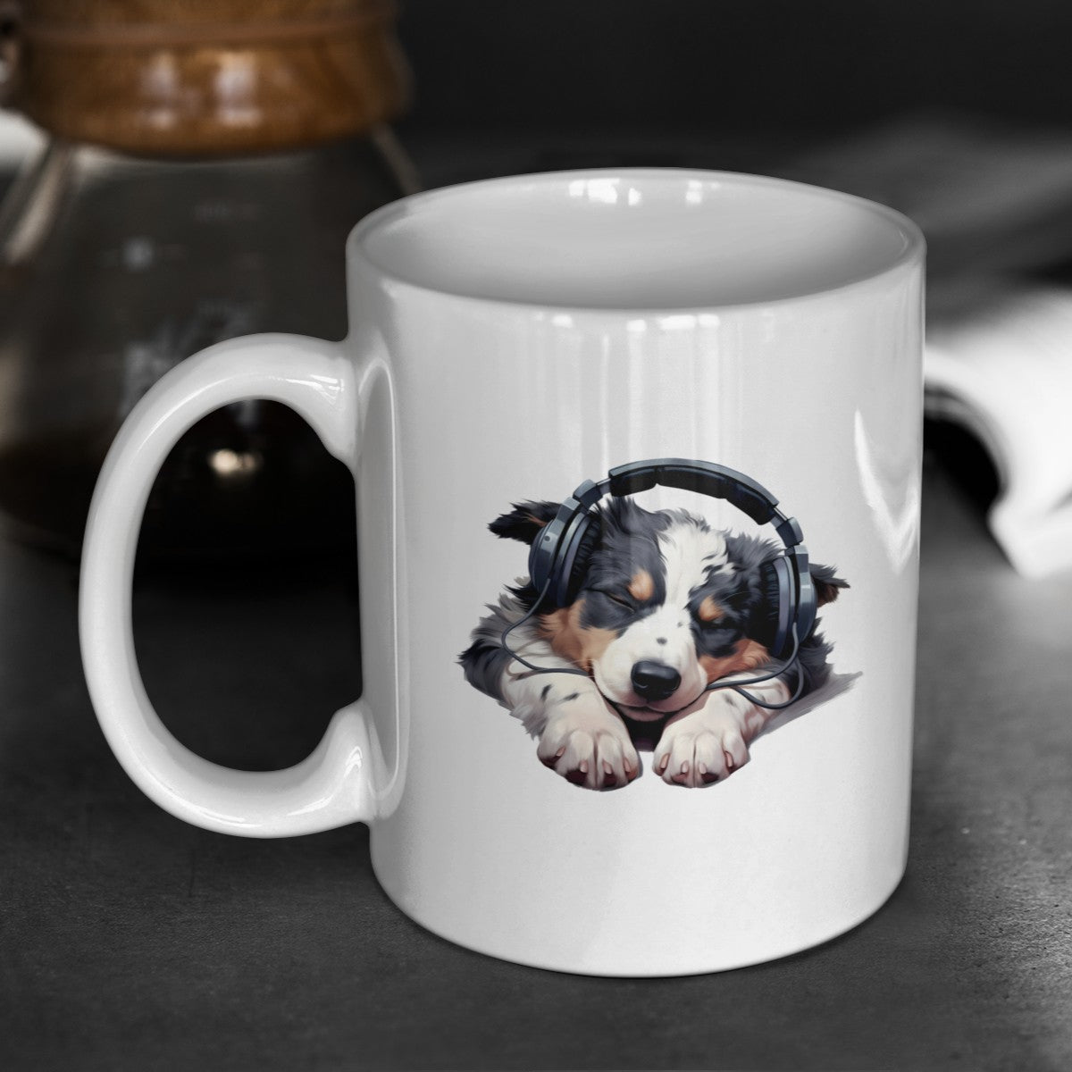 Kopfhörer Aussie black tri - Tasse glossy - Multitalenty