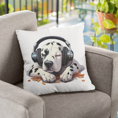 Kopfhörer Dalmatiner - Kissen 40x40cm - Multitalenty