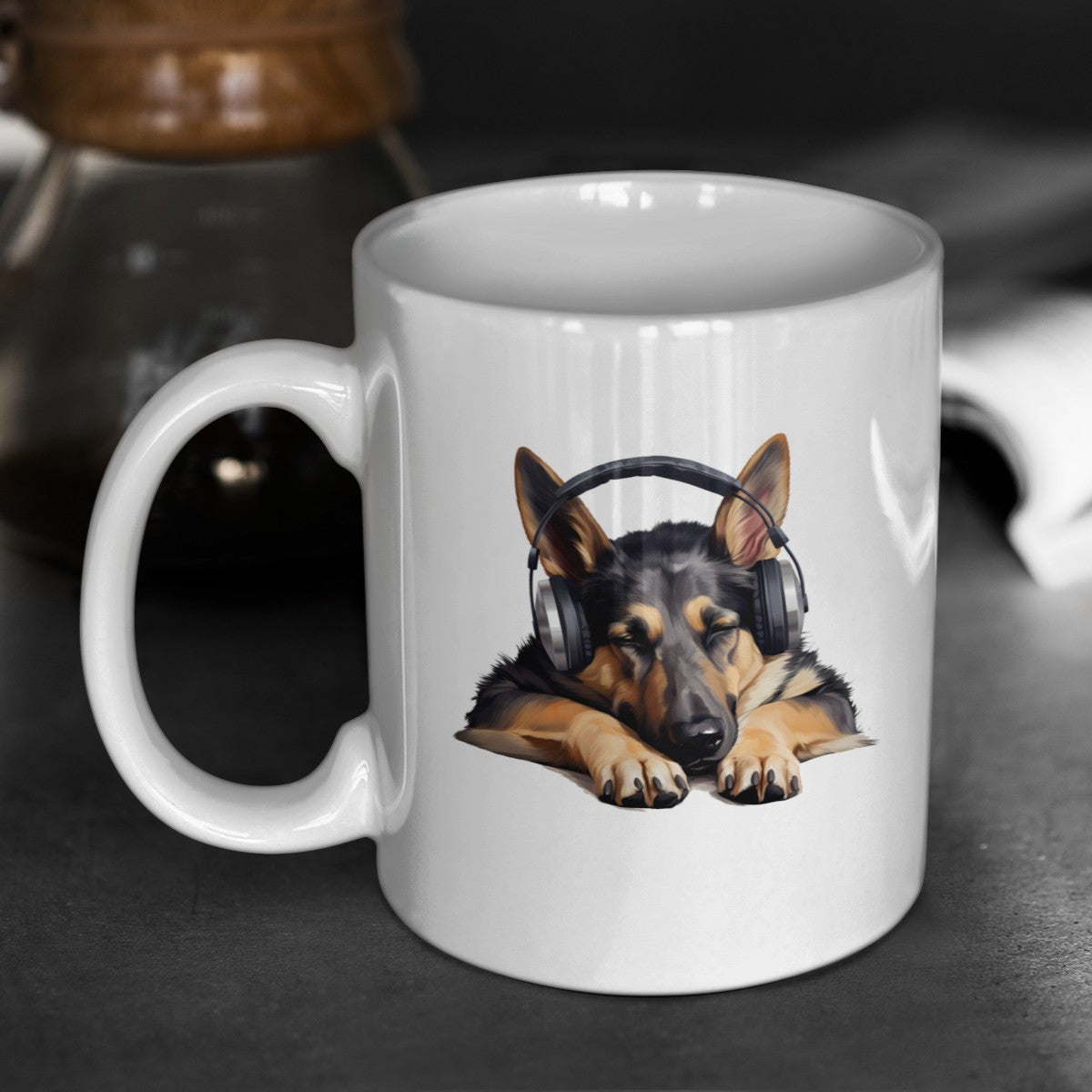Kopfhörer Deutscher Schäferhund - Tasse glossy - Multitalenty