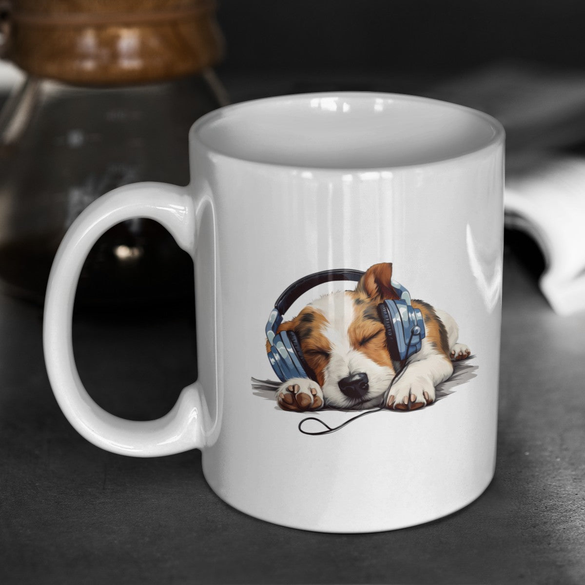 Kopfhörer Jack Russell - Tasse glossy - Multitalenty