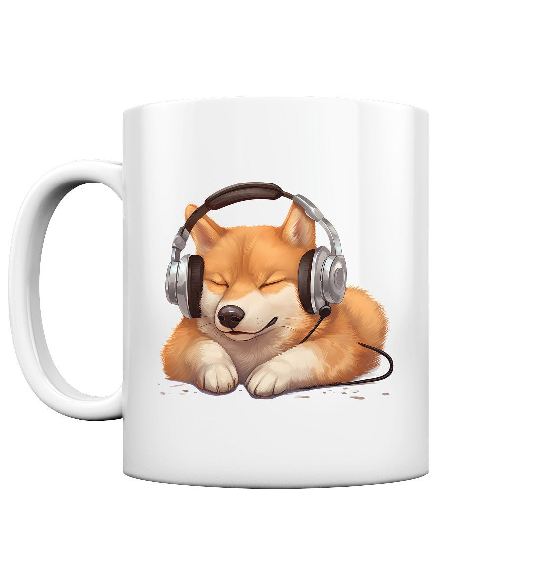 Kopfhörer Shiba Inu - Tasse glossy - Multitalenty