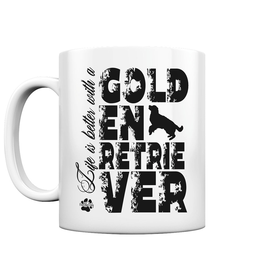 Life is better with a Golden Retriever - Tasse glossy - Multitalenty