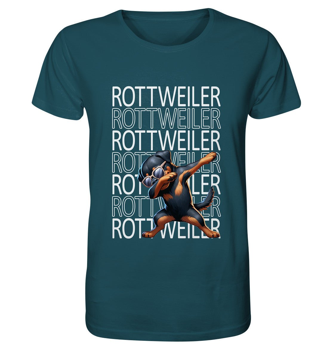 Rottweiler Dab - Organic Shirt - Multitalenty