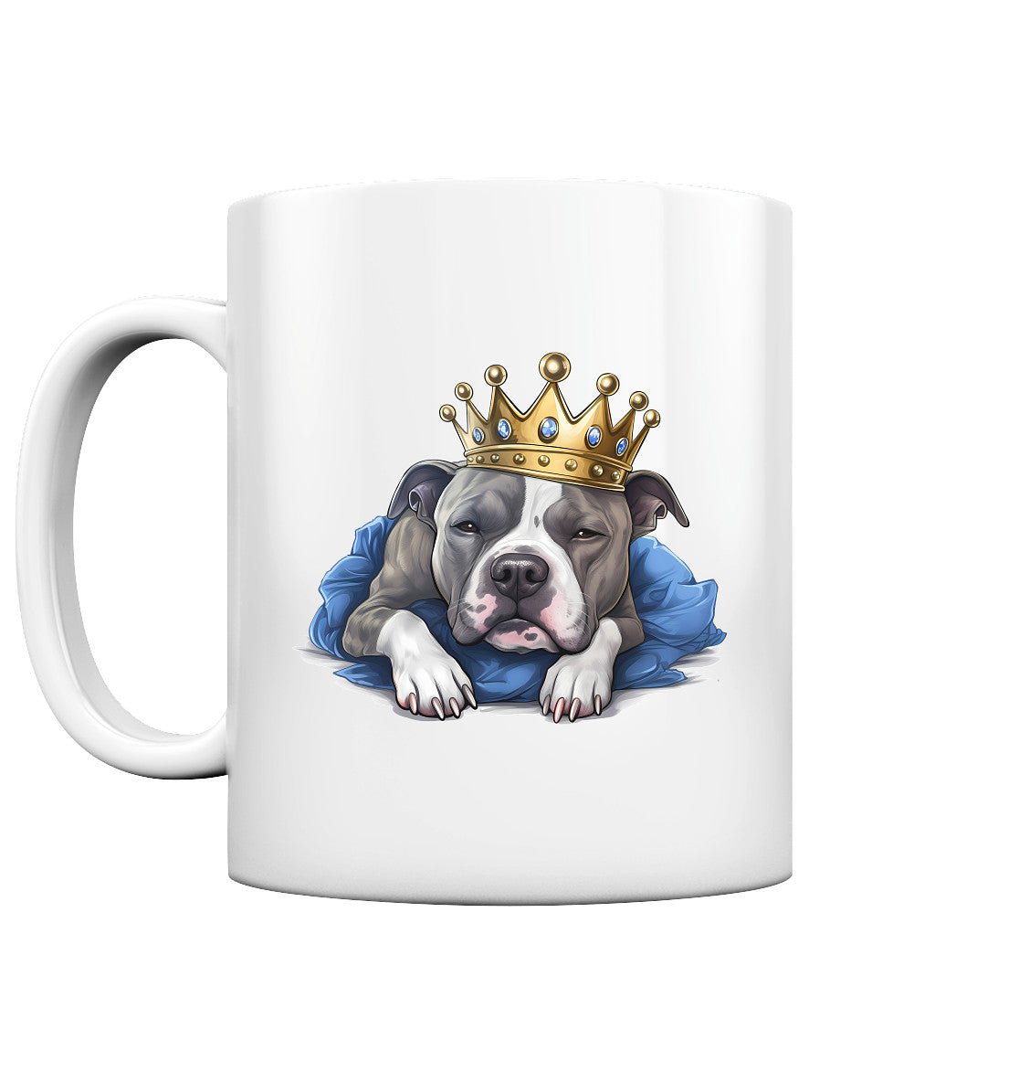 Schlafender American Staffordshire Terrier - Tasse glossy - Multitalenty