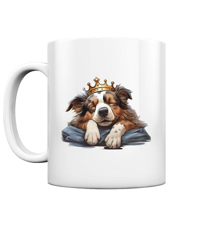 Schlafender Aussie - Tasse glossy - Multitalenty