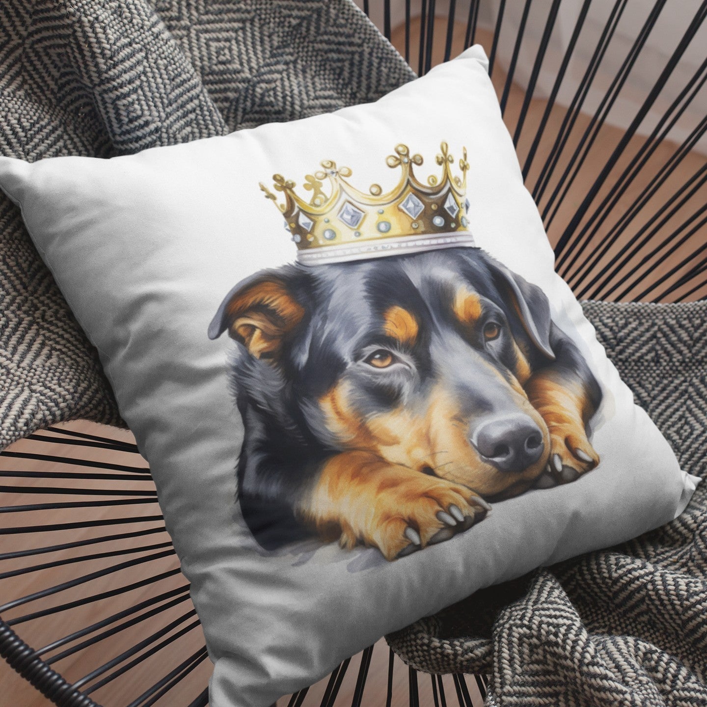 Schlafender Beauceron - Kissen 40x40cm - Multitalenty