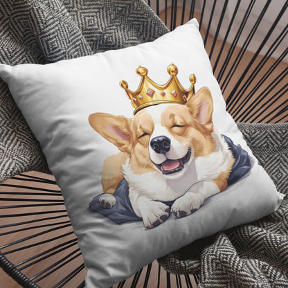 Schlafender Corgi - Kissen 40x40cm - Multitalenty
