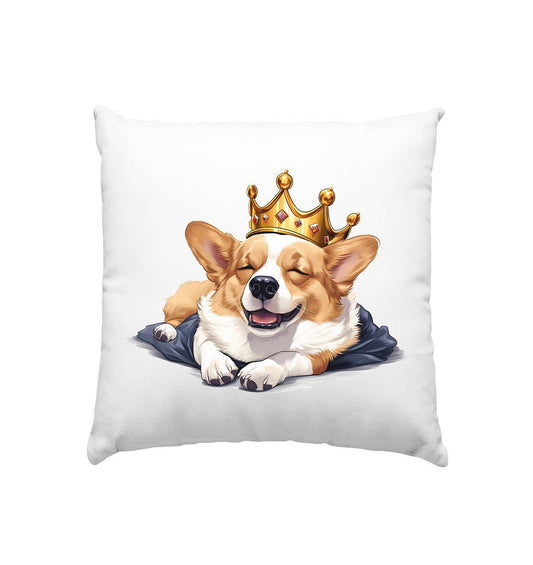 Schlafender Corgi - Kissen 40x40cm - Multitalenty