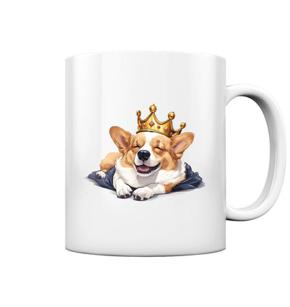 Schlafender Corgi - Tasse glossy - Multitalenty