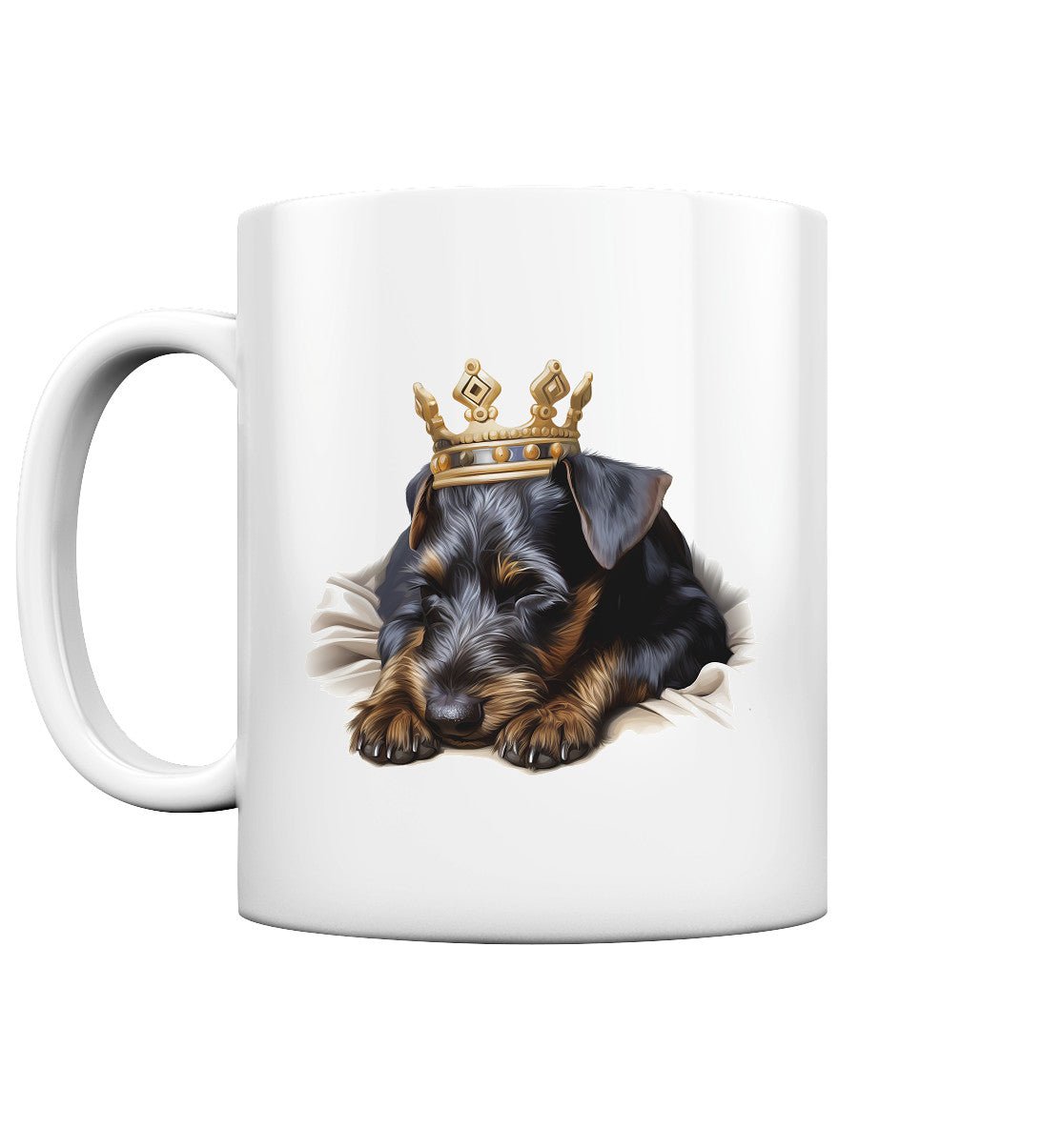 Schlafender Deutscher Jagdterrier - Tasse glossy - Multitalenty
