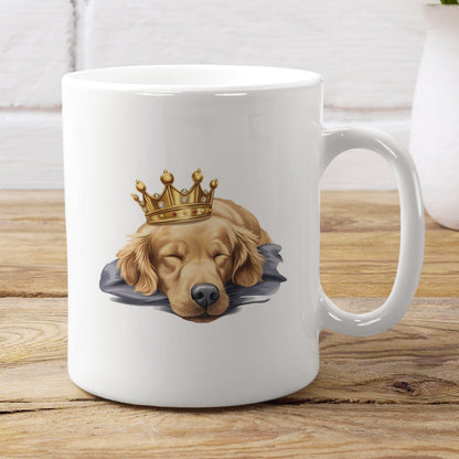 Schlafender Golden Retriever - Tasse glossy - Multitalenty