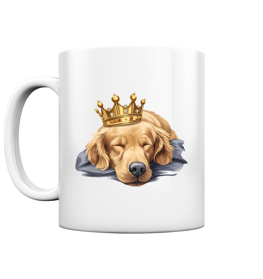 Schlafender Golden Retriever - Tasse glossy - Multitalenty